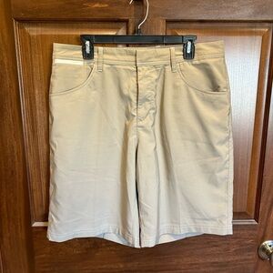 Adidas Climalite khaki golf shorts, 34